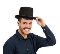 Cappello a cilindro 10 pz. Poliestere Cappello cilindrico Cappello mago