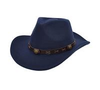 Cappello a cilindro adulto da uomo cappelli a tesa larga cappello da cowgirl Fedora Cosplay Party Novità Costume Donne Cappelli Donne Per L'inverno Per L'autunno Moda