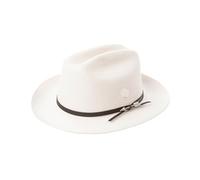 Cappello A Cilindro Cappello Fedora in lana decorato con cintura, cappello retrò a tesa larga, da uomo, a cilindro Per La Festa(Color 5)