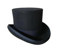 Cappello a cilindro in feltro di poliestere for uomo donna cappello alto a cilindro cappello a cilindro vestito da festa cappello Fedora mago teatro Per Cena All'aperto Abbigliamento Casual(Deep Blue,