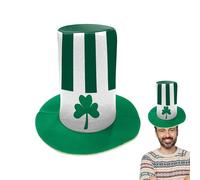 Cappello a cilindro per il giorno di San Patrizio, cappello a cilindro da leprechaun, per il giorno di San Patrizio, per feste per adulti, per costumi da adulto