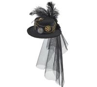 Cappello a cilindro Steampunk Copricapo stile vintage gotico Cappello da