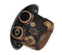 Cappello a cilindro Steampunk Gear unisex Retro Punk Magic fatto a mano