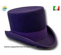 CAPPELLO A CILINDRO WESTERN TOP HAT viola