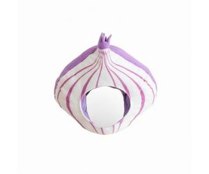 Cappello a Cipolla di Peluche Imbottito Copricapo Leggero per Travestimento