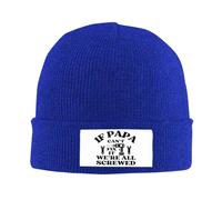 Cappello A Cuffia If Papa Can't Fix It We're all Screwed Berretto da Uomo Assorbe Sudore Invernale Cappello, per Sciare, Dormire, Ciclismo, 56-62cm