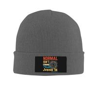 Cappello A Cuffia Normal Isn't Coming Back, Jesus Is Revelation 14 Berretto da Uomo Invernale Elastico Cappello Sportivo Running, per Sciare, Escursionismo, Spiaggia, 56-62cm