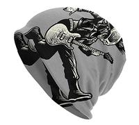 Cappello a Cuffia per Chitarrista Stile Punk Rock Teschio Cappello a siepe Casual Cappello Lavorato a Maglia per Uomo per Donna