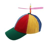 Cappello A Elica - Berretto Da Baseball Arcobaleno Elicottero Fancy Dress -