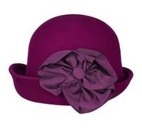 Cappello a Falda Arricciata Hypnos by bedacht prugna One Size