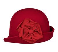 Cappello a Falda Arricciata Hypnos by bedacht rosso One Size