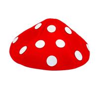 Cappello a forma di fungo maculato da cartone animato, accessorio