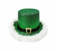 Cappello A Forma Di Padre N0el, Accessorio Per Costume Di N0el, Copricapo Festivo, Verde, Cappello Da Vacanza A Bordo Bianco, Abbigliamento Da Festa Per Adulti, Vestito Per Eventi Di Natale