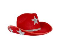 Cappello a forma di stella con strass brillanti per adulti e adolescenti, per carnevale, feste, con motivo a stelle, per eventi formali e teatrali