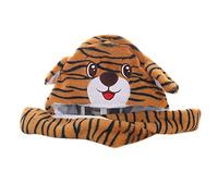 Cappello a forma di tigre costume cappello con orecchie | Cappello invernale a forma di tigre per bambini con orecchie che si muovono, cappello morbido, novità per bambini
