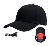 Cappello a luce rossa per ricrescita dei capelli, 450 nm/660 nm, con stimolatore LED, cappello ispessente | Cuffia per capelli con luce rossa | per uso quotidiano del cuoio capelluto per libero