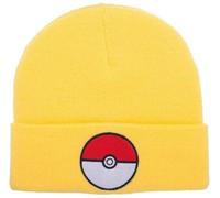 Cappello A Maglia Poke Ball Giallo | Taglia Unica