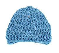 Cappello a maglia scavata a forma di teschio, fatto a mano, all'uncinetto, per donne e adolescenti, copertura per la testa, per copricapo traspirante all'uncinetto, Colore, Taglia unica