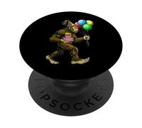 Cappello a palloncini Bigfoot Sasquatch It's My Birthday Party PopSockets PopGrip Adesivo