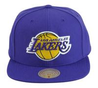 Cappello A Piatto Viola Snapback Originale Los Angeles Lakers Mitchell Ness