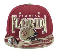 Cappello A Punta Piatta Regolabile Del Florida Seminoles A Tema Calcio Uomo