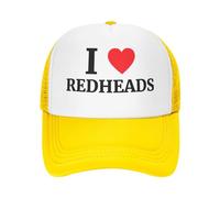 Cappello a rete "I Love Redheads" per uomo e donna, berretto da baseball di