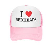 Cappello a rete "I Love Redheads" per uomo e donna, berretto da baseball di