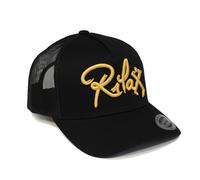 Cappello a rete Rilax nero-oro