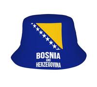 Cappello a secchiello con la bandiera della Bosnia ed Erzegovina, cappelli