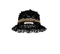 Cappello A Secchiello Con Perline A Fiore Intrecciato Coreano 55-59Cm Moda Donna