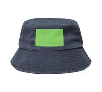 Cappello a secchiello da cowboy verde chiaro tinta unita nero retrò e alla moda adatto a tutti i tipi di attività all'aperto, blu navy, Taglia unica