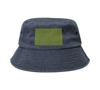 Cappello a secchiello da cowboy verde scuro tinta unita nero retrò e alla moda adatto a tutti i tipi di attività all'aperto, blu navy, Taglia unica