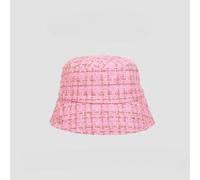 Cappello A Secchiello Da Donna Elegante Retro Casual Nero Rosa Moda