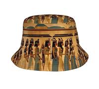 Cappello a Secchiello da Donna nell'antico Egitto per Uomo e Donna, Cappello Pieghevole con Protezione Solare, Cappello Reversibile per la Pesca e l'escursionismo