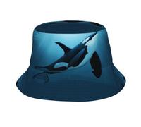 Cappello a Secchiello da Uomo Dreamer Orca, Cappello a Secchiello Casual da Esterno con Protezione UV e Protezione Solare.
