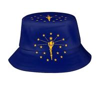 Cappello a Secchiello Divertente con Bandiera dello Stato, alla Moda, per Uomo e Donna. Cappelli con Bandiera Carini, Cappello Estivo da Sole, da Spiaggia, da Pesca.