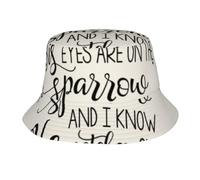 Cappello A Secchiello His Eyes Are On The Sparrow Moda Cappellino Antipioggia Cappello Pescatore per Trekking Safari Donna