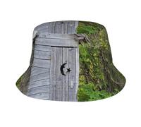 Cappello A Secchiello Outhouse Vintage Farm Life Cottage Cappellino a