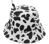 Cappello a secchio con stampa a cartone animato con orecchie alla moda e comoda