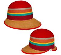 Cappello a Sporta in Canapa Multicolour by bedacht a colori One Size
