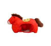 Cappello a testa di animale - Copricapo in peluche imbottito, leggero, design, copertura per giochi di ruolo, accessorio teatrale in stile mascotte | Per celebrazione drammatica in classe festival