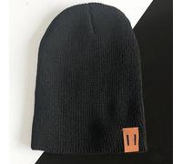 Cappello a tinta unita per bambini - Nero