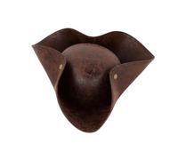 Cappello a tricorno da pirata di Halloween, elegante copricapo per
