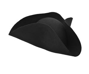 Cappello a tricorno feltro di lana artigianale sguarnito