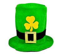 Cappello a tuba verde Leprechaun Top a Tema Folletto Leprechaun Irlandese