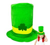 Cappello a tuba verde Leprechaun Top a Tema Folletto Leprechaun Irlandese