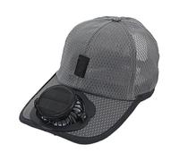 Cappello a ventaglio, Cappello da con Ventilatore Solare, Regolazione a Tre velocità, Traspirante, per Uomini, papà, Escursionismo, Spiaggia, lavori edili, Viaggi Estivi, Sport all'Aria