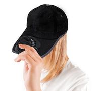 Cappello a ventaglio, cappello da con ventilatore solare, regolazione a tre velocità, traspirante, per uomini, papà, escursionismo, spiaggia, lavori edili, , viaggi estivi, sport all'aria