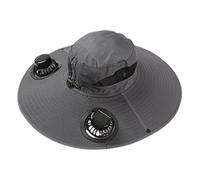Cappello a ventaglio solare, cappello azionato, cappello per ventilatore, tappo di ventilazione all'aperto, cappello a energia solare con mini ventilatore integrato per il raffreddamento vivavoce