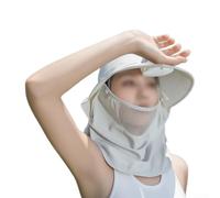 Cappello a ventaglio solare, con ricarica USB e solare, cappello da sole a tesa larga, cappello estivo da pesca, leggero e traspirante, per giardinaggio, golf, escursionismo (grigio chiaro)